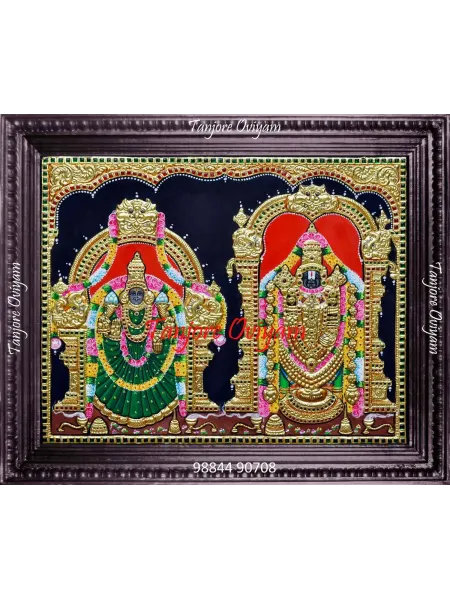 Balaji Thayar Painting - Tanjore Painting